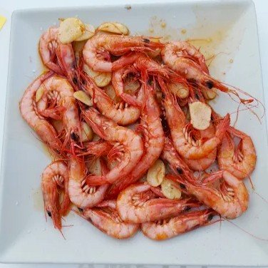 Langostinos a la plancha