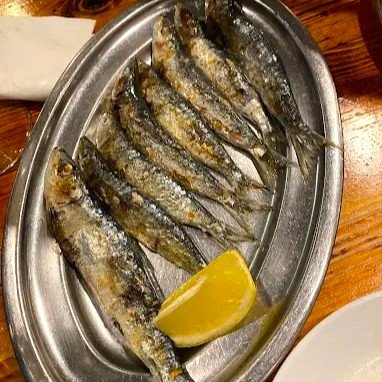 Sardinas a la plancha