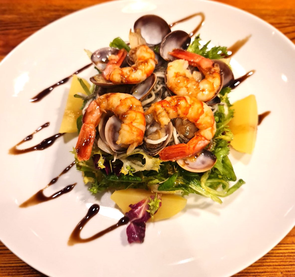 Ensalada de almejas a la marinera